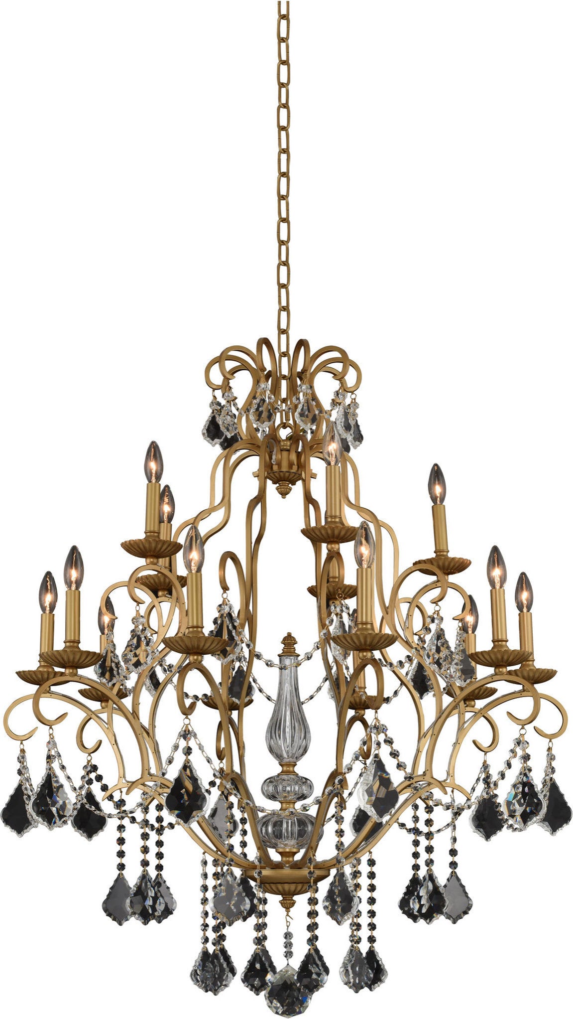 Elise Chandelier, Gold Patina, MediumBy KALCO LIGHTING