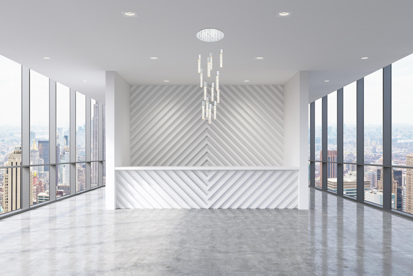 Home Living 30" Chandelier, ChromeBy Home Living