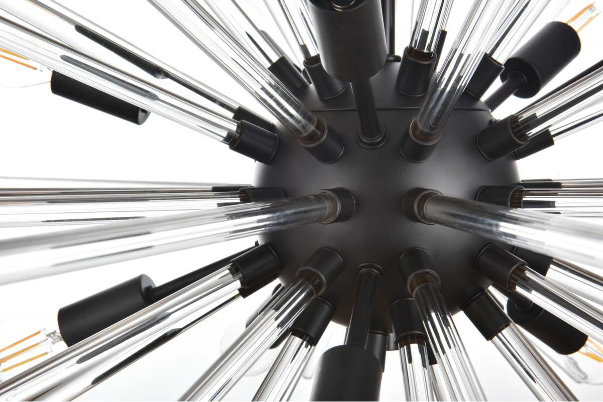 Elegant Lighting 46" Three Tiers Crystal Starburst ChandelierBy Elegant Furniture & Lighting