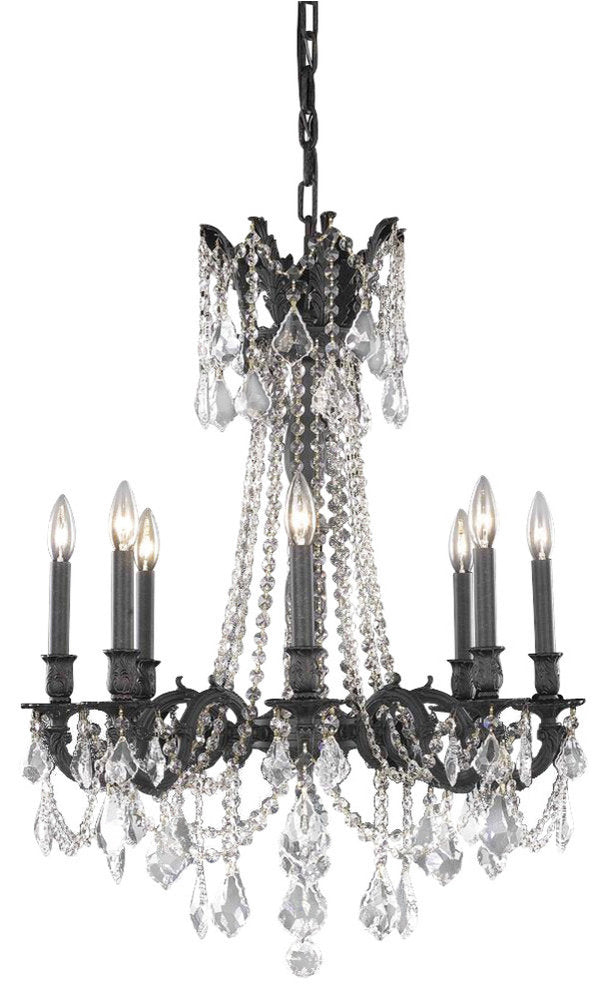 9208 Rosalia Collection Hanging Fixture, Golden Teak, Royal CutBy Elegant Furniture & Lighting