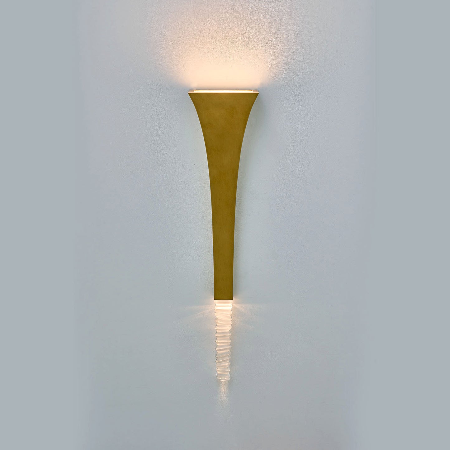 Allegri 040421-FR001 Roman 40" Tall Wall Sconce - True BrassBy Allegri Crystal by Kalco Lighting
