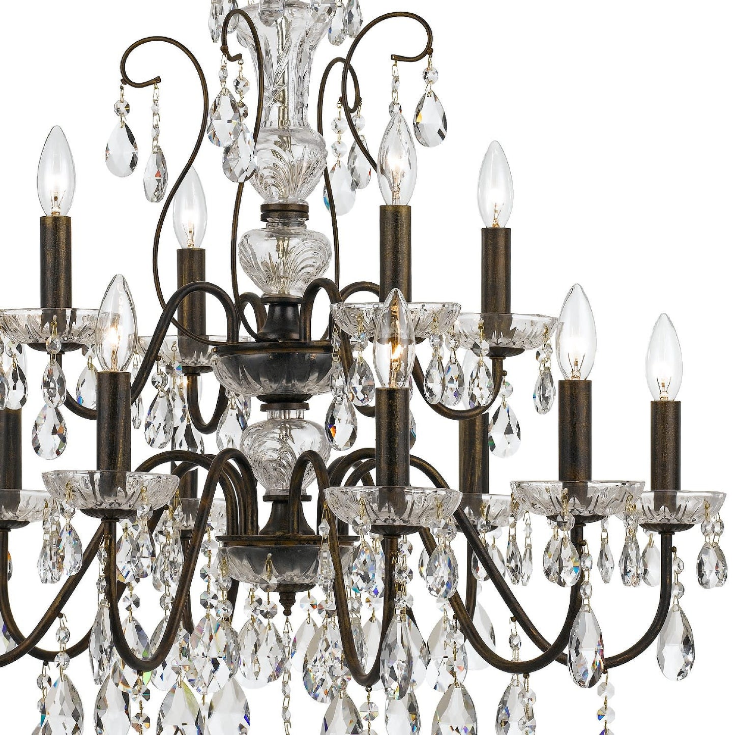 Crystorama Lighting Group 3029-CL-S Butler 12 Light 29"W Crystal - EnglishBy Crystorama Lighting