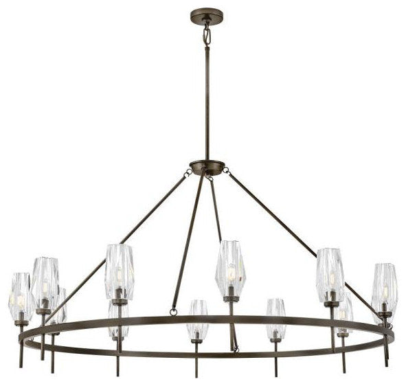 Ana 60W 12 LED Extra Large Chandelier, 32.25"Hx58"WBy Hinkley