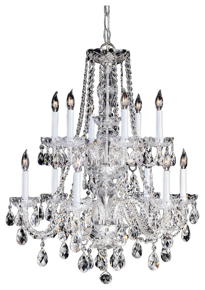 Crystorama 12-Light Clear Swarovski Spectra Crystal Chrome ChandelierBy Crystorama Lighting