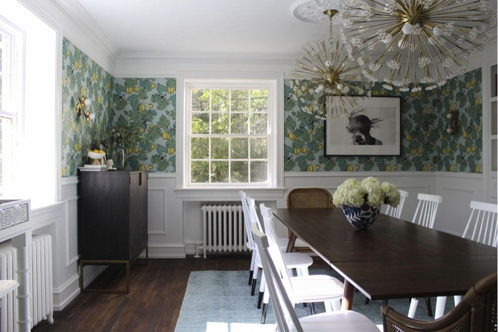 Mid Century Modern Eight Light Chandelier-Aged Brass Finish - ChandelierBy Bailey Street Home