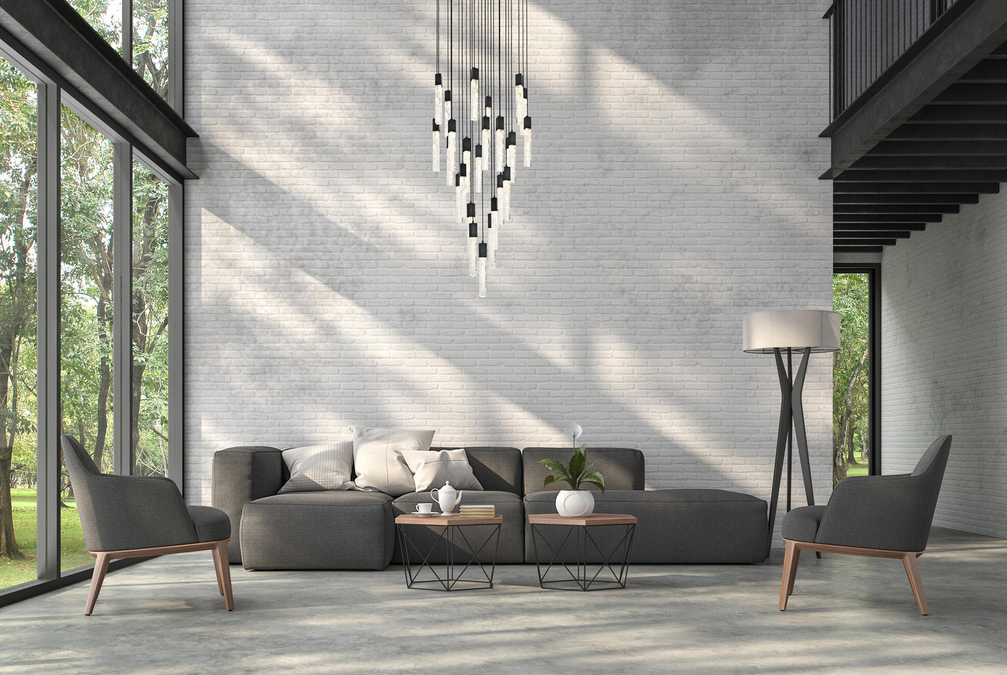 Home Living 42" Chandelier, BlackBy Home Living
