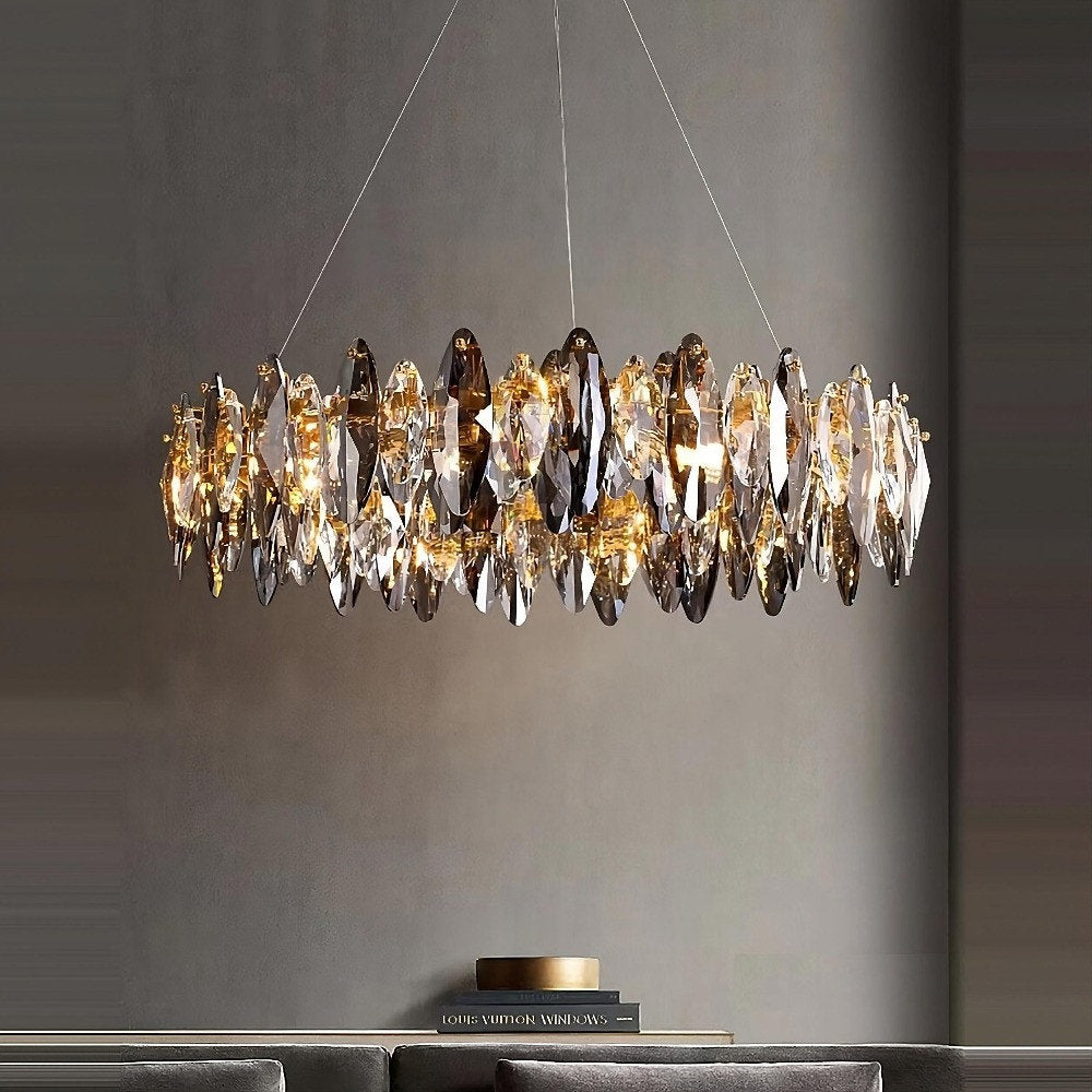 40" Lazzo Crystal Modern Chandelier By MorsaleBy MORSALE