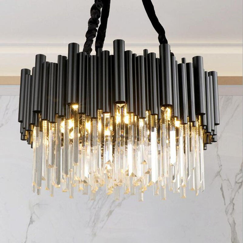 Vigo Crystal Chandelier, Diameter 32"By MORSALE