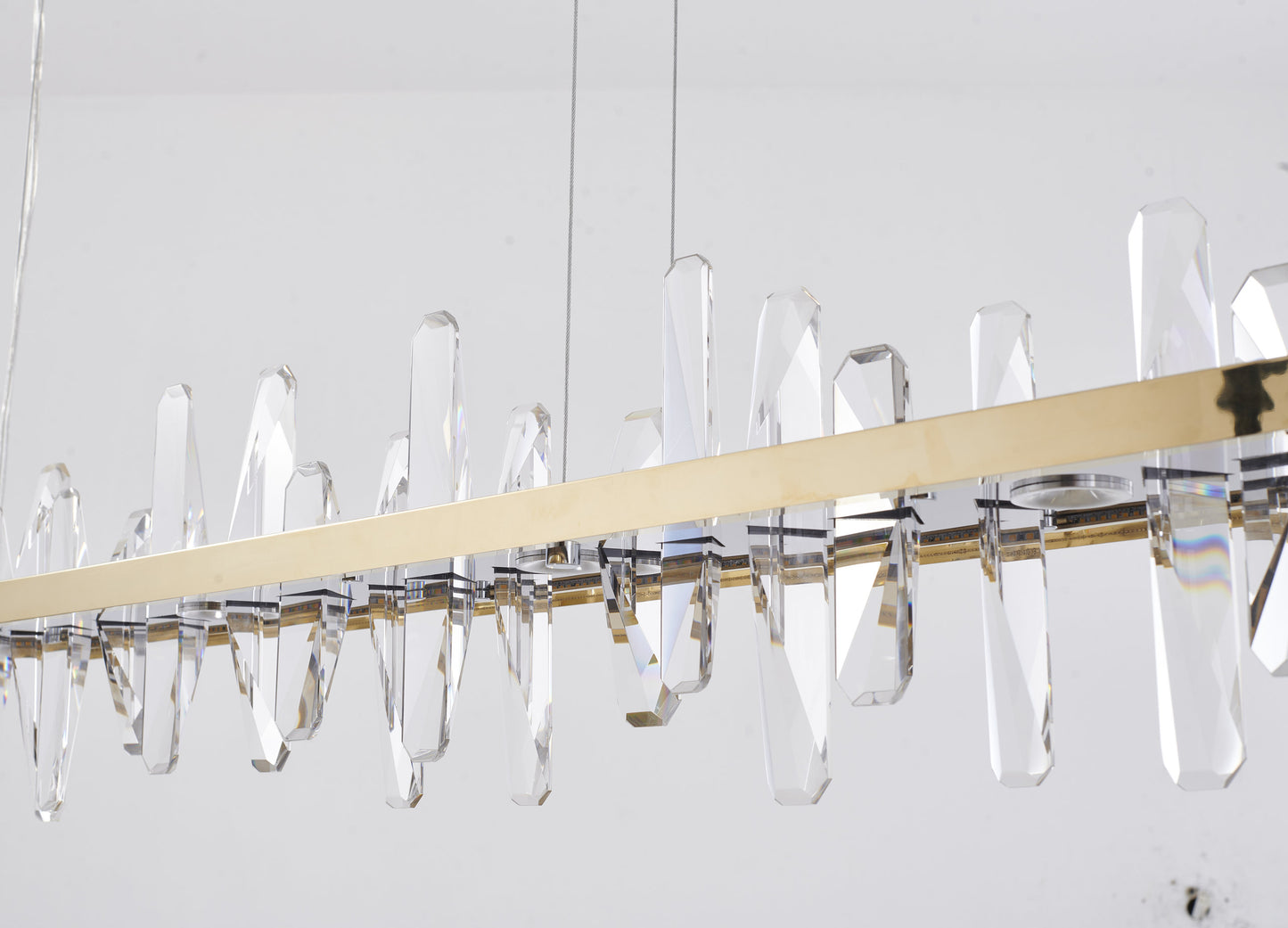 LED Chandelier, GoldBy Design Living