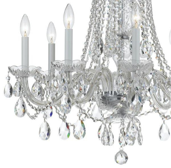 Crystal 8-Light Chandelier in Classic Style, 26"Wx26"HBy Crystorama Lighting