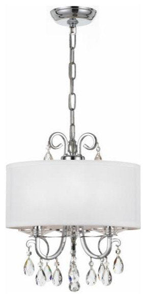 Othello 3 Light Chandelier in Classic Style, 15"Wx15"HBy Crystorama Lighting