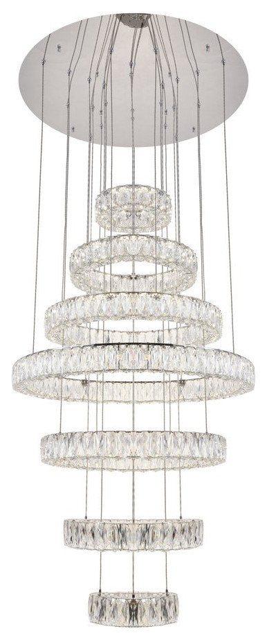 Contemporary Chrome-Light ChandelierBy Home Living