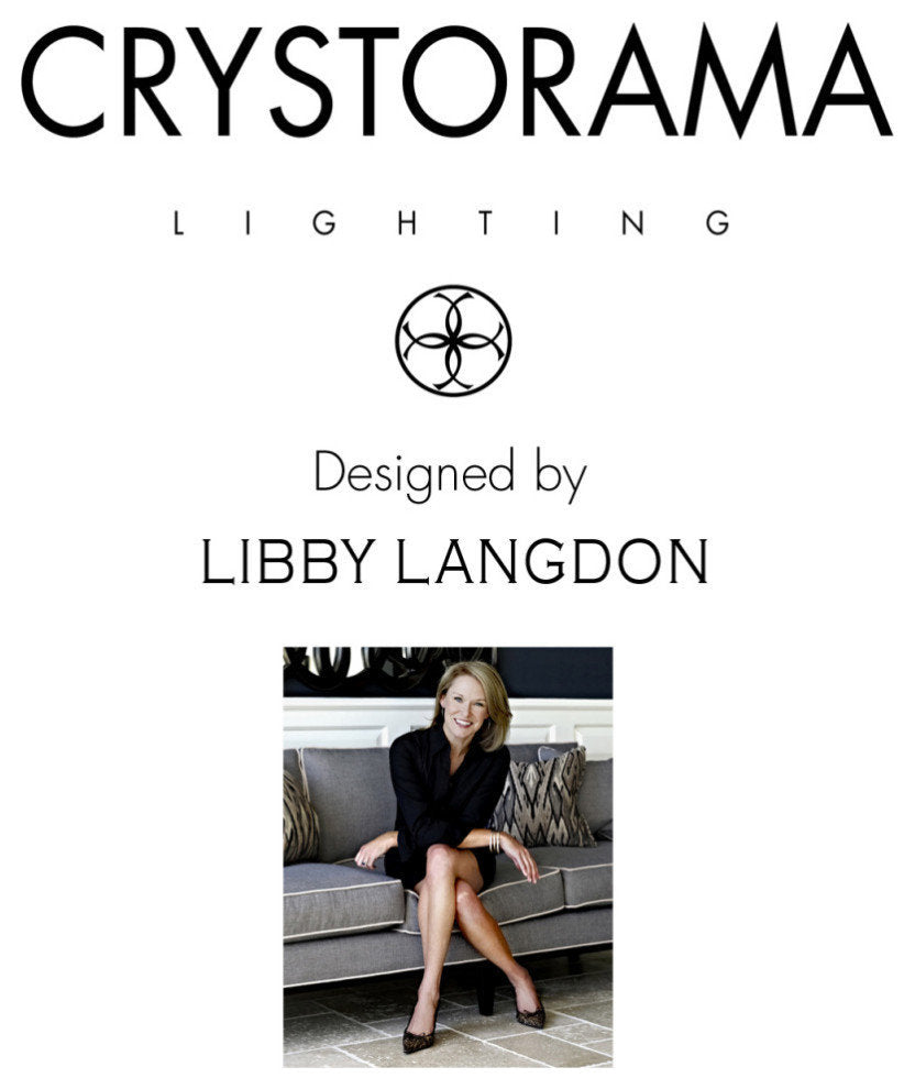Crystorama Elliot 6-Light Chandelier Polished NickelBy Crystorama Lighting