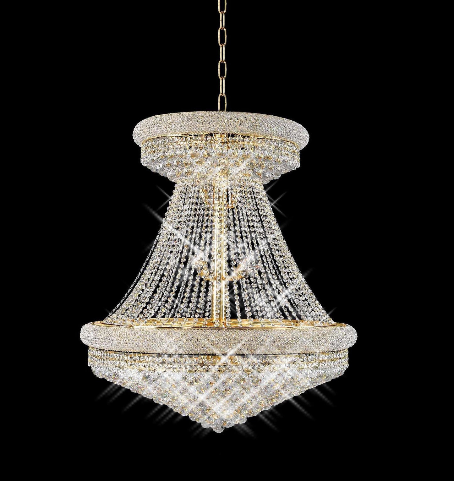 Artistry Lighting Primo Collection Chandelier 36x45, GoldBy Artistry Lighting