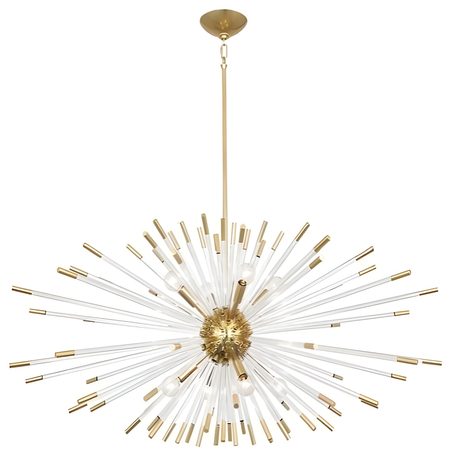 Oletta | Dandelion-Shaped LED Crystal Chandelier, L 23.6* W 15.8By Miron Demid LLC