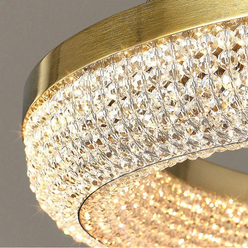 Bergamo 3-Tier Crystal Ring ChandelierBy MORSALE