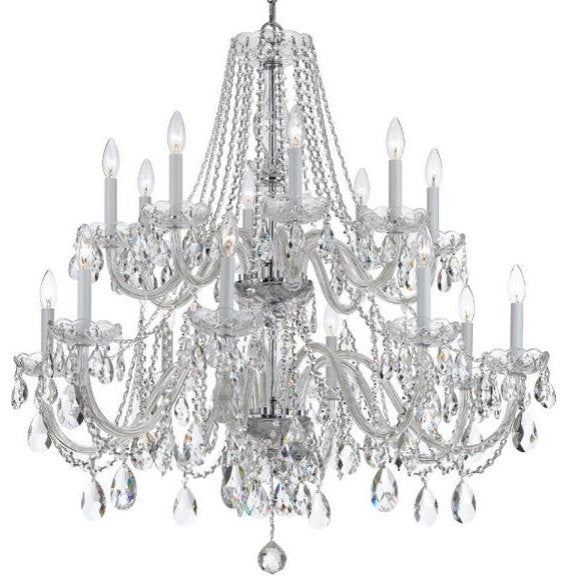 Crystal 8-Light Chandelier in Classic Style, 37"Wx34"HBy Crystorama Lighting