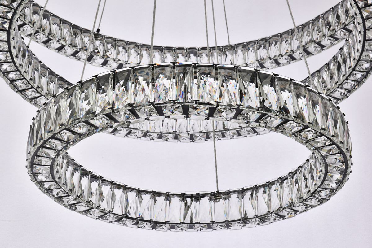 Modern Black 3-Light ChandelierBy Home Living