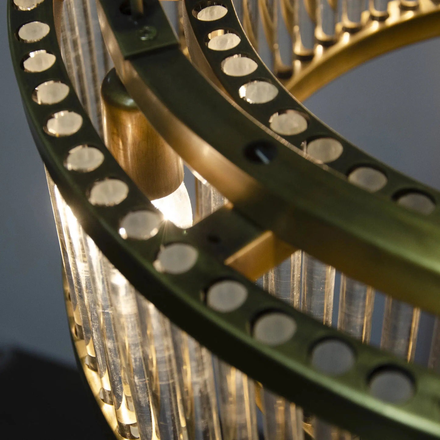 Petronas Metal and Glass ChandelierBy Noir