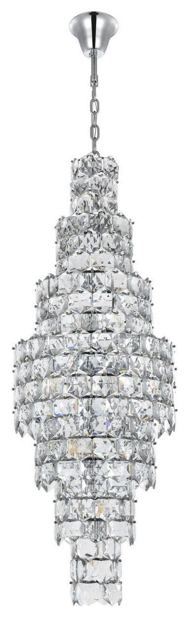 Adaline 26 Light Chandelier, ChromeBy Elegant Furniture & Lighting