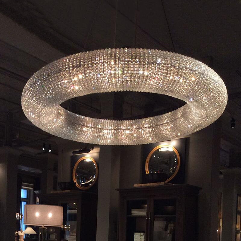 40" Bergamo Crystal Ring ChandelierBy MORSALE