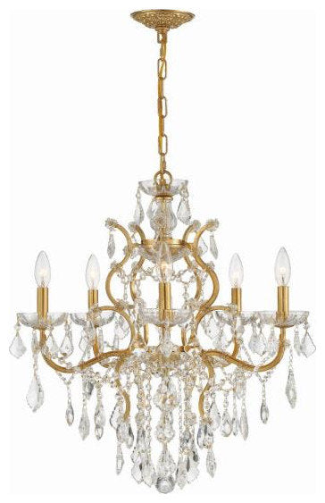 Crystorama 4455-ga-cl-s-xb-5912-WB Filmore 6-Light ChandelierBy Crystorama Lighting