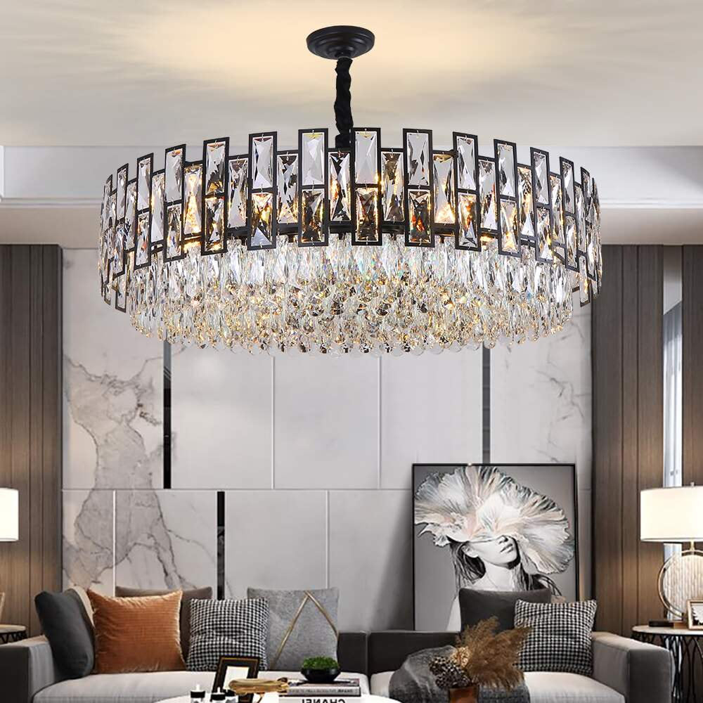 32" Molini Clear Crystal ChandelierBy MORSALE