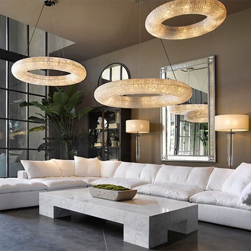 40" Bergamo Crystal Ring ChandelierBy MORSALE