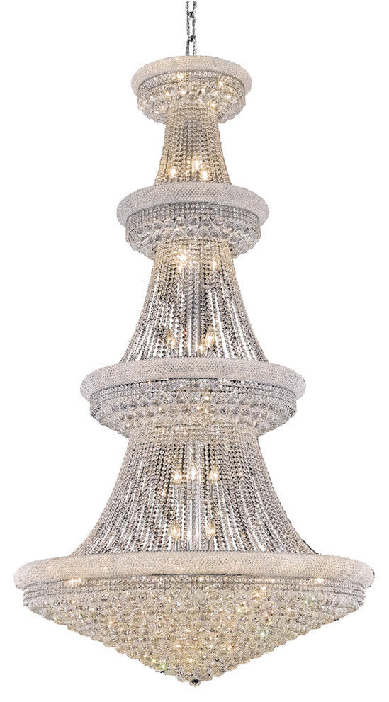 Elegant Primo 42-Light Chrome Chandelier Clear Royal Cut CrystalBy Elegant Furniture & Lighting