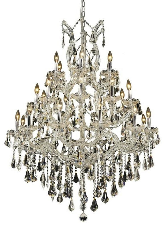 Elegant Maria Theresa 28-Light Chrome ChandelierBy Elegant Furniture & Lighting