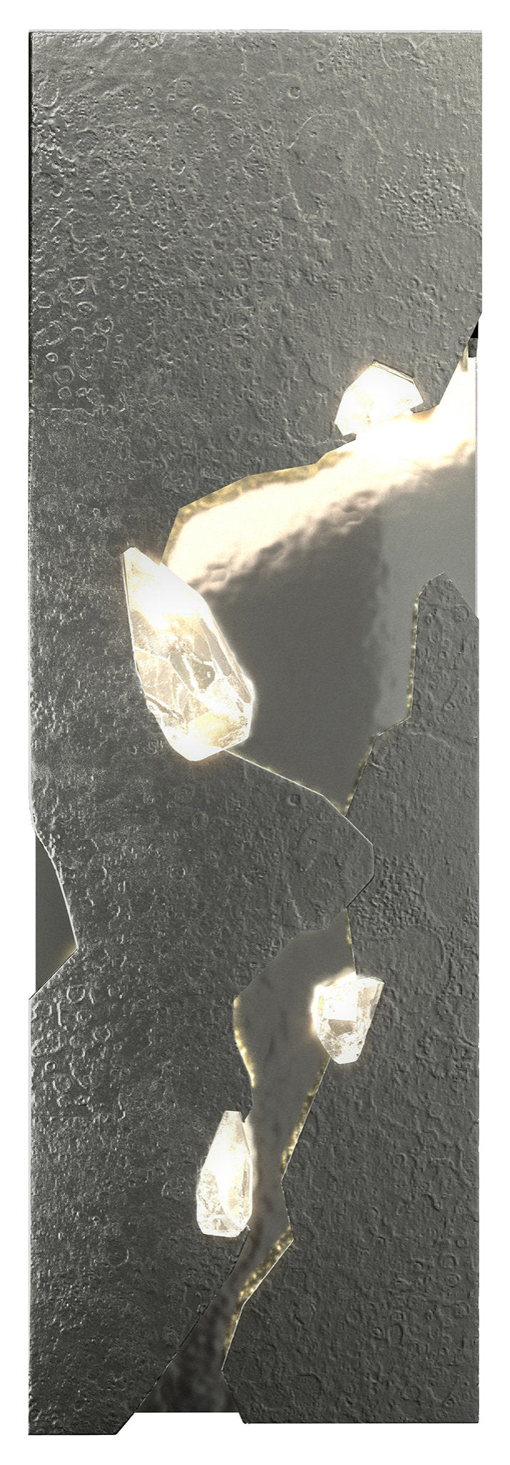 Trove LED Sconce, Sterling Finish, Crystal AccentsBy Hubbardton Forge