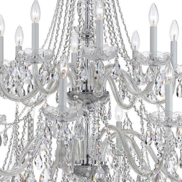 Crystal 8-Light Chandelier in Classic Style, 37"Wx34"HBy Crystorama Lighting