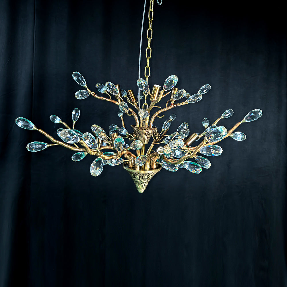 Budding Crystal Chandelier
