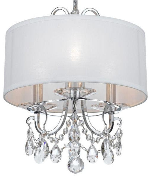 Othello 3 Light Chandelier in Classic Style, 15"Wx15"HBy Crystorama Lighting