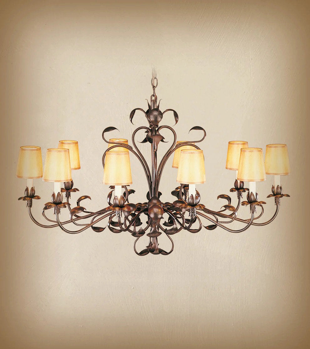 Montalban Wrought Iron ChandelierBy Arte De Mexico