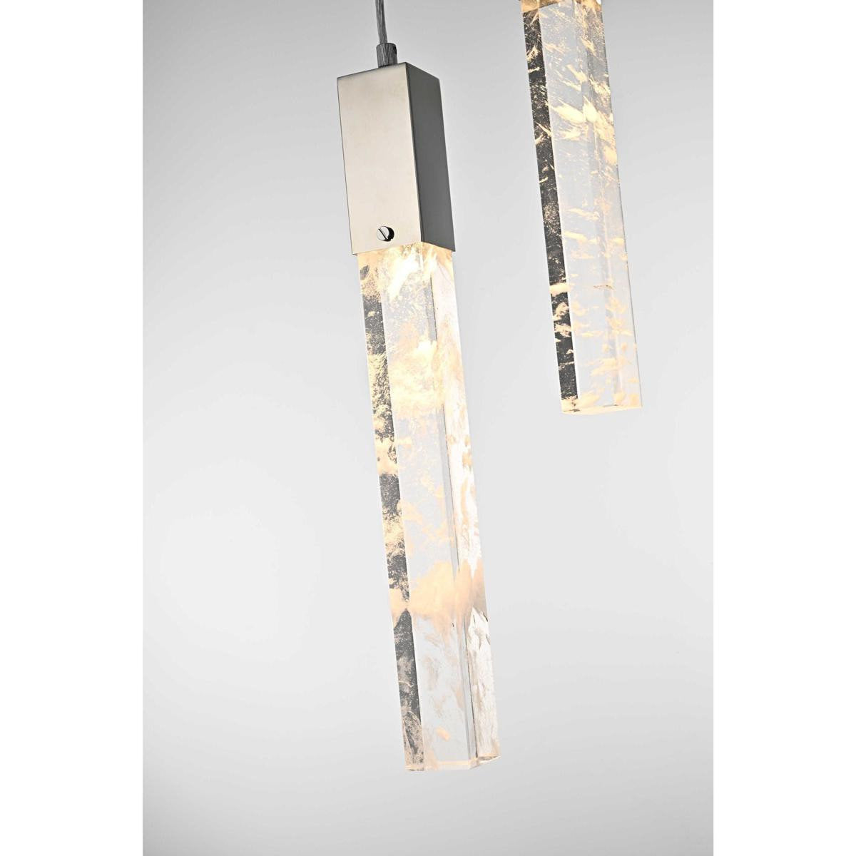 Aurora 9 Light Chandelier, ChromeBy Elegant Furniture & Lighting