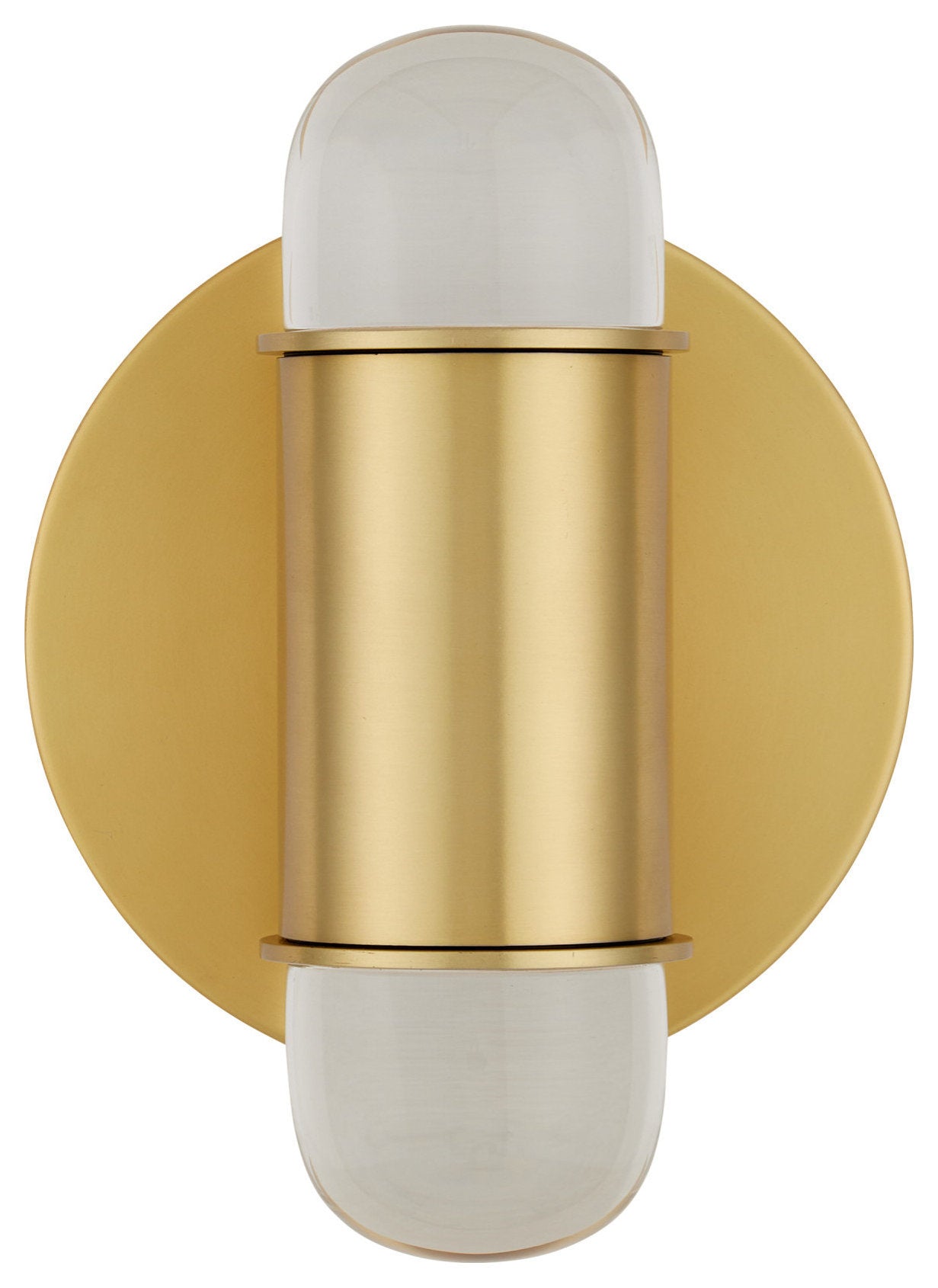 Capsule Brass Wall SconceBy Currey & Company