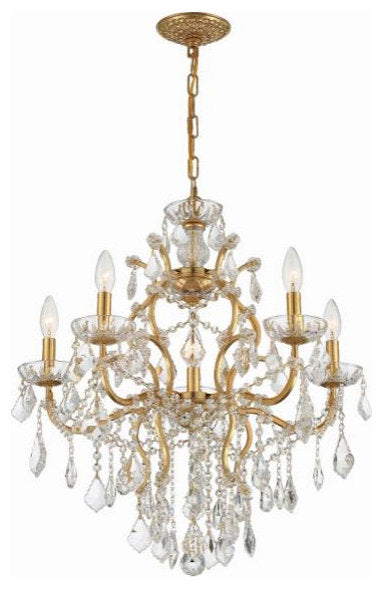 Crystorama 4455-ga-cl-s-xb-5912-WB Filmore 6-Light ChandelierBy Crystorama Lighting