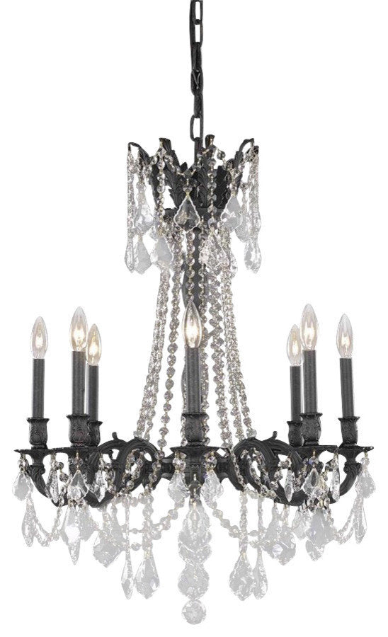 Elegant Lighting 9208D24DB/RC Rosalia - Eight Light ChandelierBy Elegant Furniture & Lighting