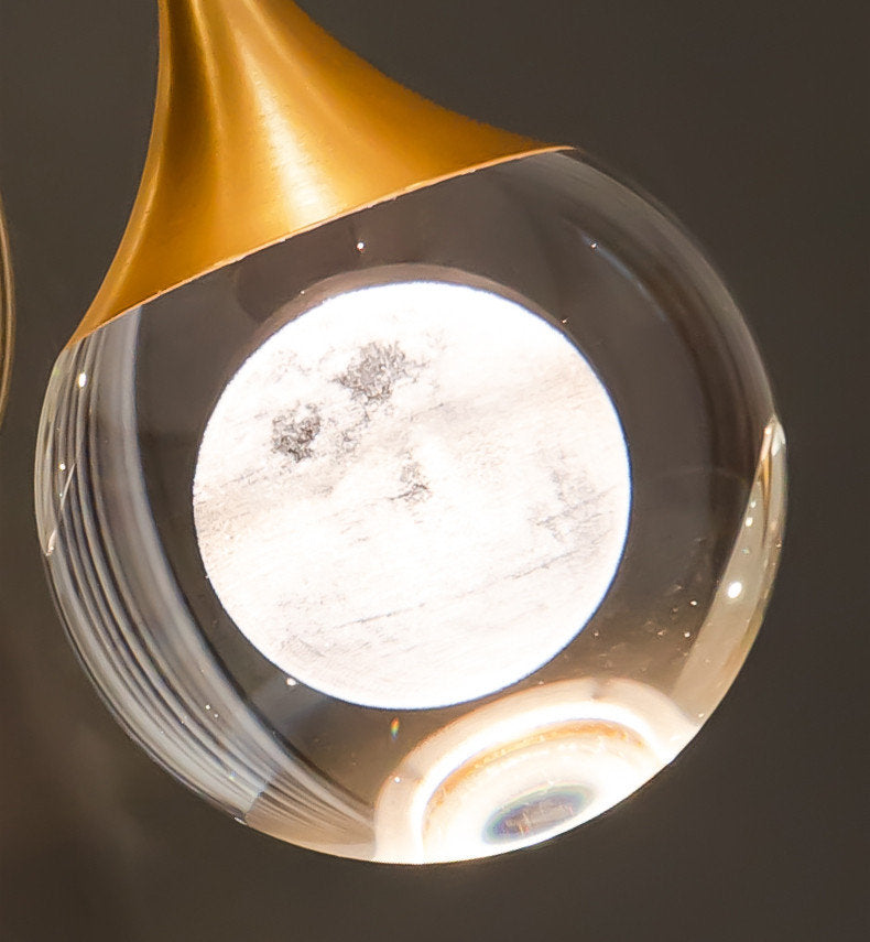 MIRODEMI? Pigna | Modern Crystal LED Chandelier with Hanging Balls, 13 LightsBy Miron Demid LLC