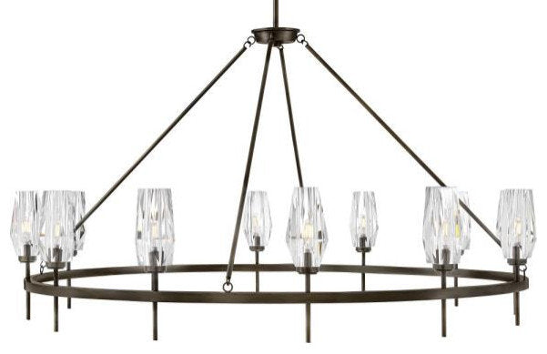 Ana 60W 12 LED Extra Large Chandelier, 32.25"Hx58"WBy Hinkley