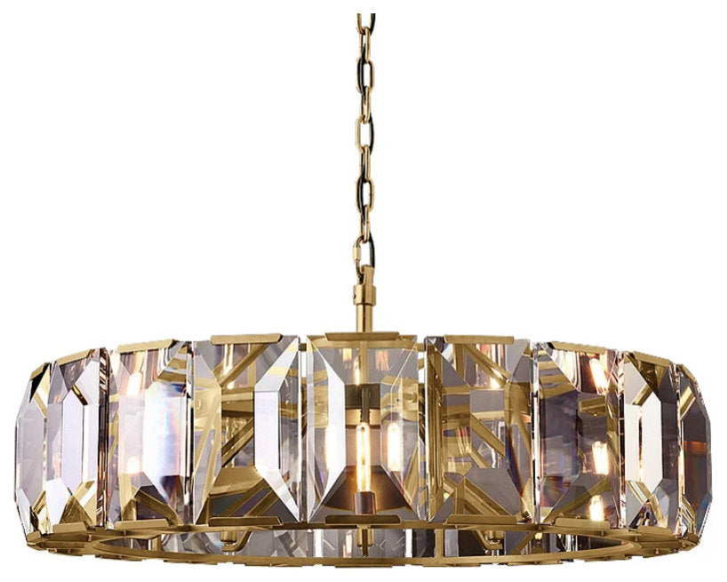 32" Villano Crystal Wheel ChandelierBy MORSALE