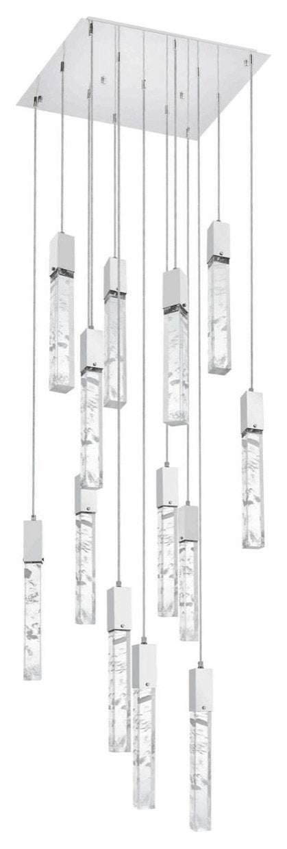 Aurora 13 Light Pendant, ChromeBy Elegant Furniture & Lighting
