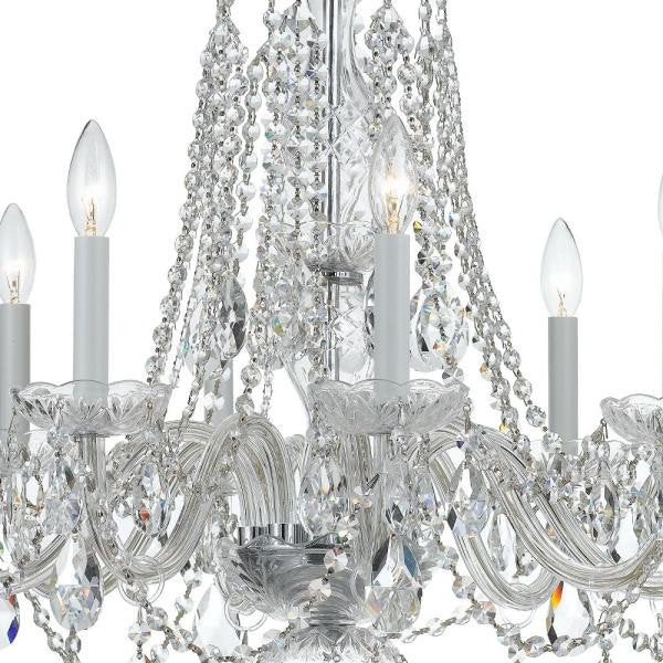 Crystal 8-Light Chandelier in Classic Style, 26"Wx26"HBy Crystorama Lighting