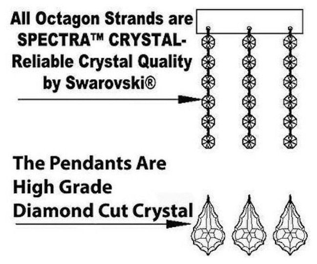 Swarovski Tm French Empire Chandelier, 36"x30", SilverBy HarrisonLane510