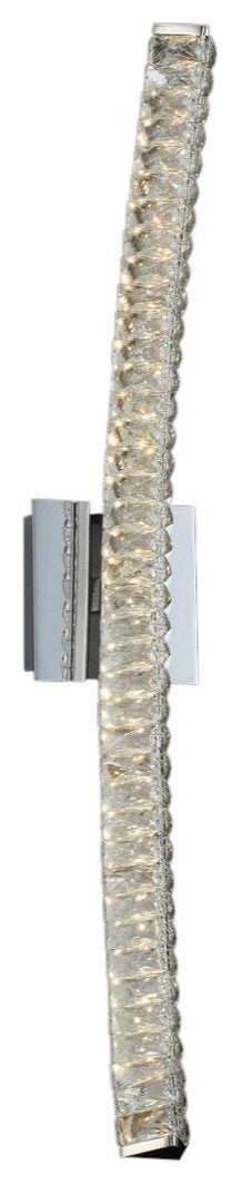 Chrome LED Wall Sconce With Firenze CrystalsBy KALCO LIGHTING