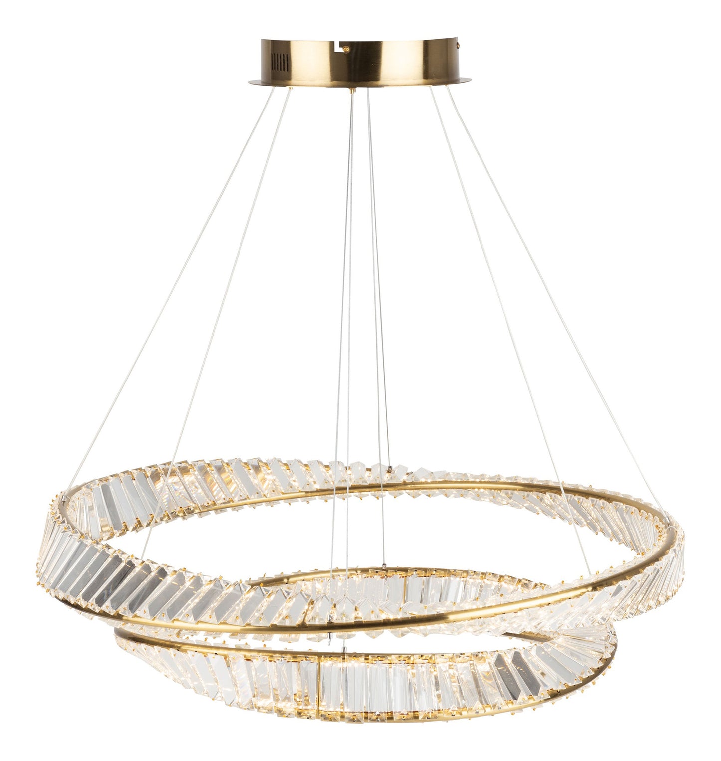 Stella LED Chandelier - 65W - Brushed BrassBy ARTCRAFT Lighting