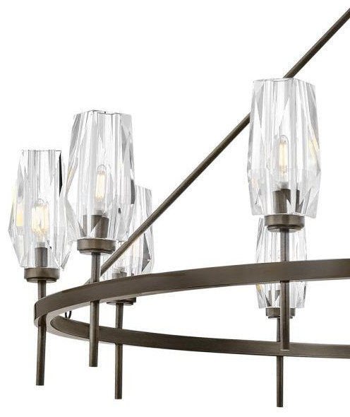 Ana 60W 12 LED Extra Large Chandelier, 32.25"Hx58"WBy Hinkley