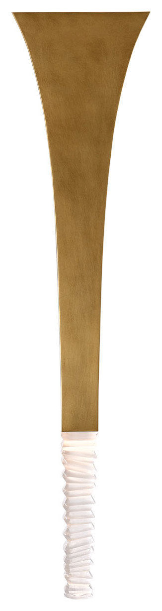 Allegri 040421-FR001 Roman 40" Tall Wall Sconce - True BrassBy Allegri Crystal by Kalco Lighting