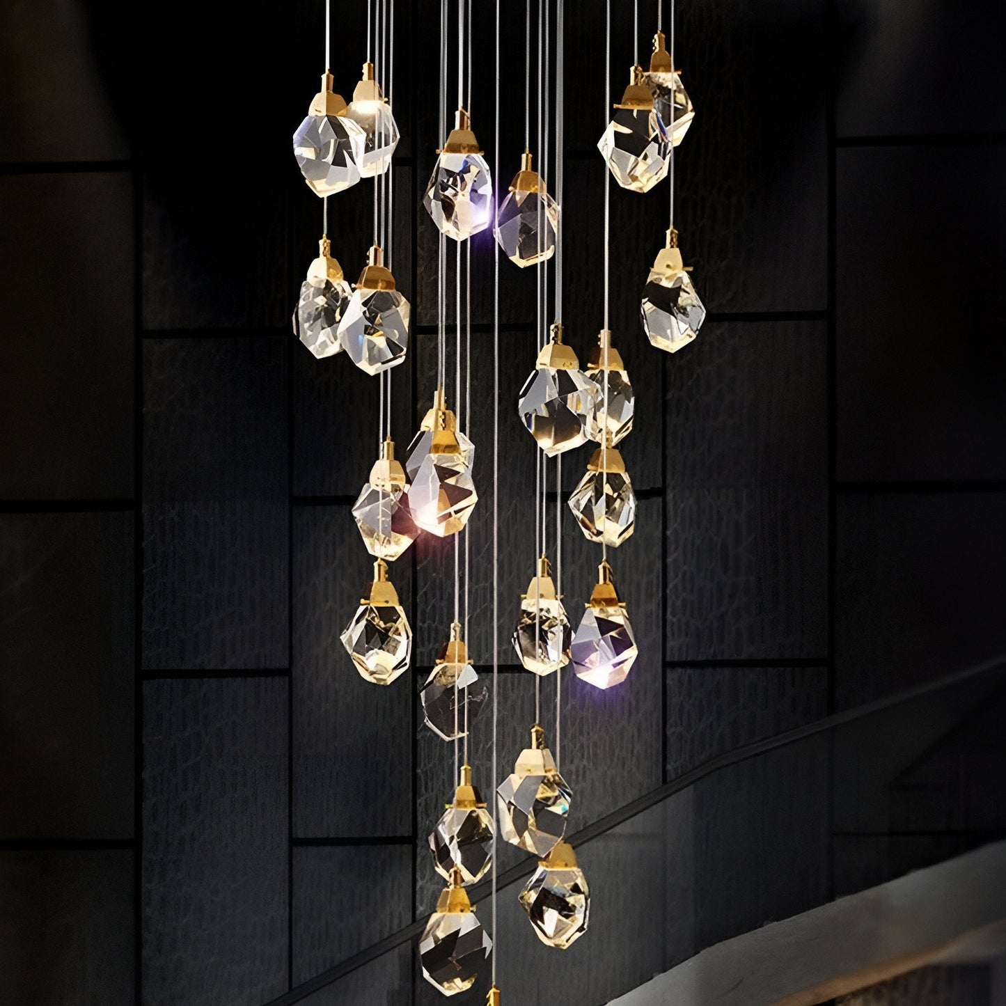 Luxury Diamond Crystal Chandelier, 14 Lights Round, DimmableBy Miron Demid LLC